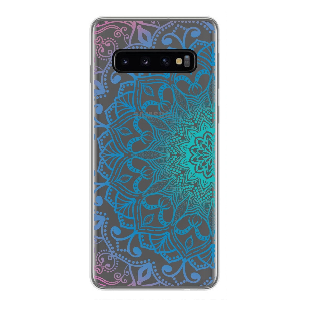 Funda Gel Transparente para Samsung Galaxy S10 Plus diseño Mandala Dibujos