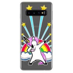 Funda Gel Transparente para Samsung Galaxy S10 Plus diseño Unicornio Dibujos