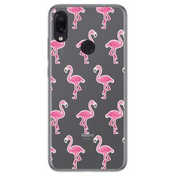 Funda Gel Transparente para Xiaomi Redmi Note 7 diseño Flamenco Dibujos