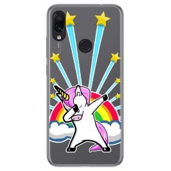 Funda Gel Transparente para Xiaomi Redmi Note 7 diseño Unicornio Dibujos