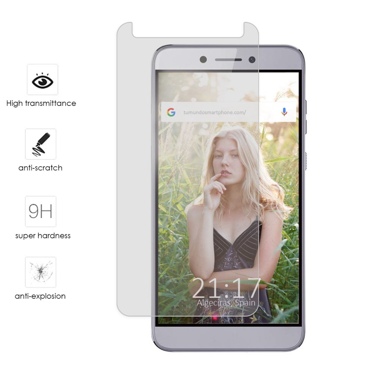 Protector Cristal Templado para Leagoo T8 / T8s Vidrio