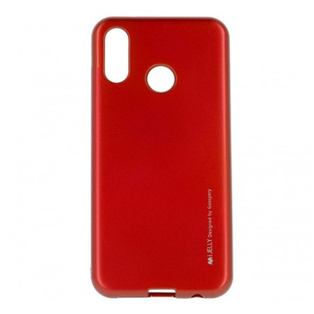 Funda Gel Tpu Mercury i-Jelly Metal para Huawei P Smart 2019 / Honor 10 Lite color Roja