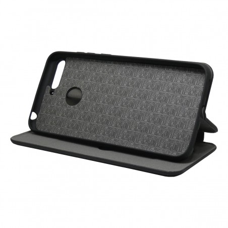 Funda Libro Soporte Magnética marca Vennus Negra para Huawei Honor 7A / Y6 2018