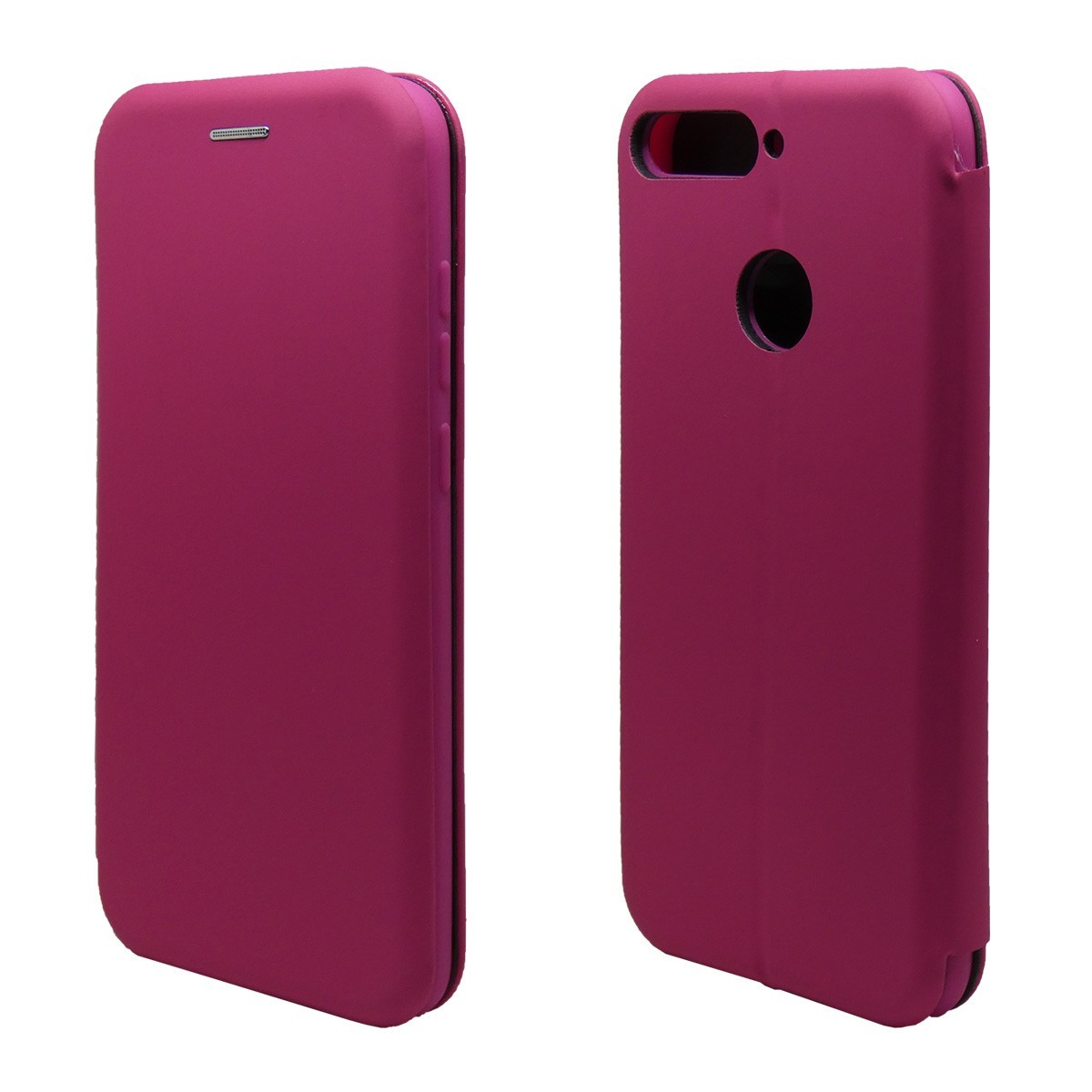 Funda Libro Soporte Magnética marca Vennus Rosa para Huawei Honor 7A / Y6 2018