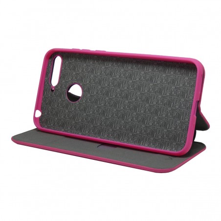 Funda Libro Soporte Magnética marca Vennus Rosa para Huawei Honor 7A / Y6 2018