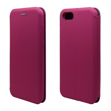 Funda Libro Soporte Magnética marca Vennus Rosa para Huawei Honor 7S / Y5 2018