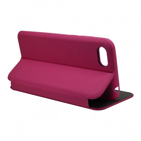 Funda Libro Soporte Magnética marca Vennus Rosa para Huawei Honor 7S / Y5 2018