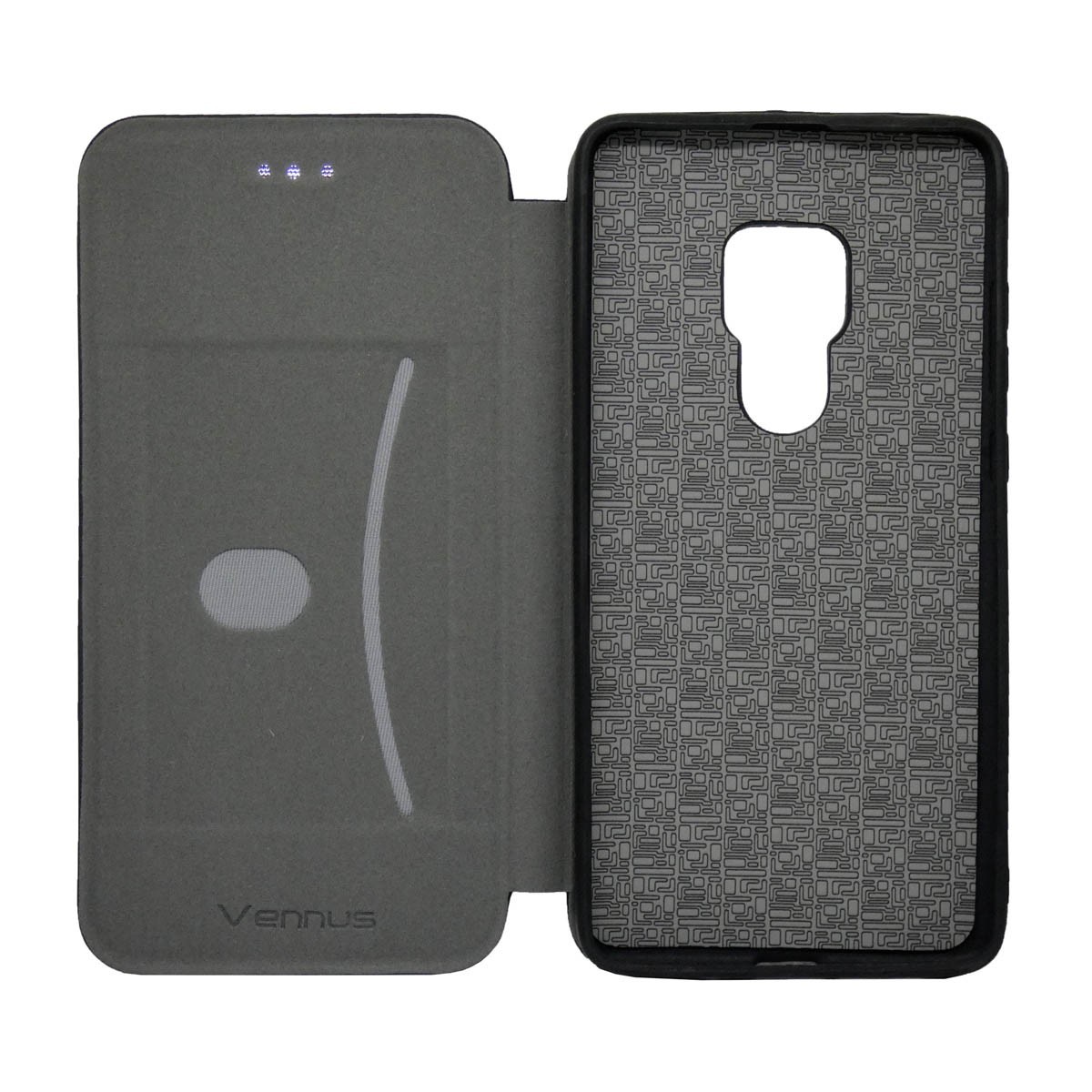 Funda Libro Soporte Magnética marca Vennus Negra para Huawei Mate 20