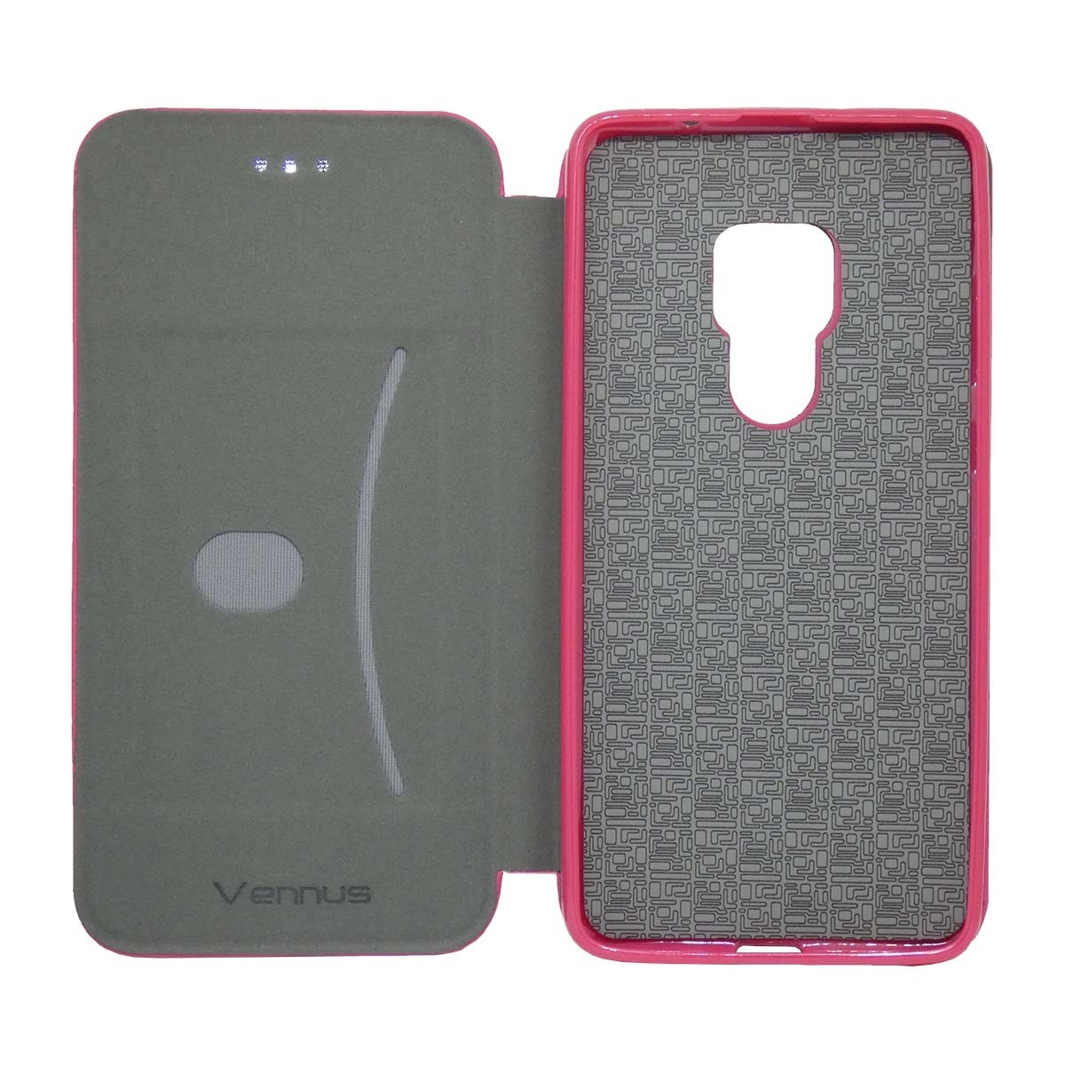 Funda Libro Soporte Magnética marca Vennus Rosa para Huawei Mate 20