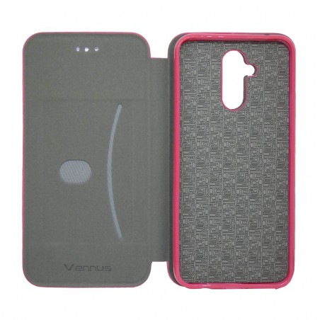 Funda Libro Soporte Magnética marca Vennus Rosa para Huawei Mate 20 Lite