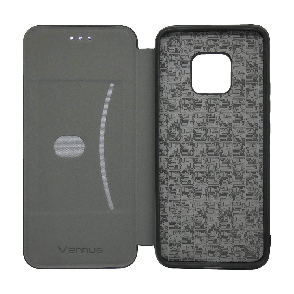 Funda Libro Soporte Magnética marca Vennus Negra para Huawei Mate 20 Pro