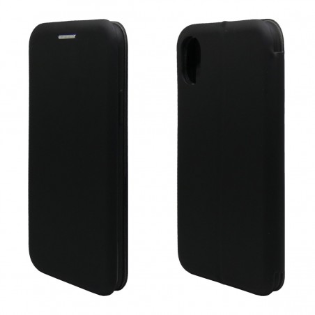 Funda Libro Soporte Magnética marca Vennus Negra para Iphone  X / Xs