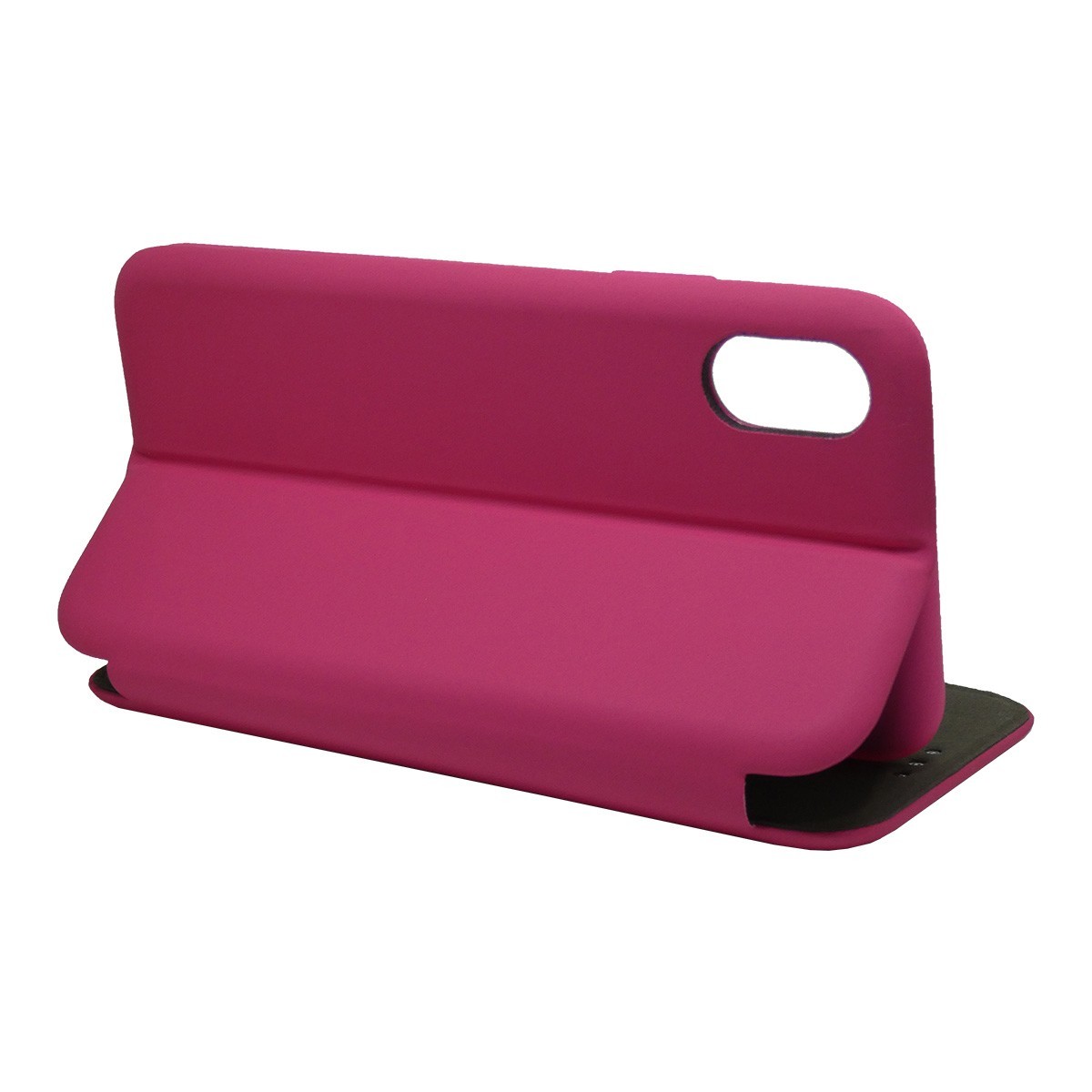 Funda Libro Soporte Magnética marca Vennus Rosa para Iphone  X / Xs