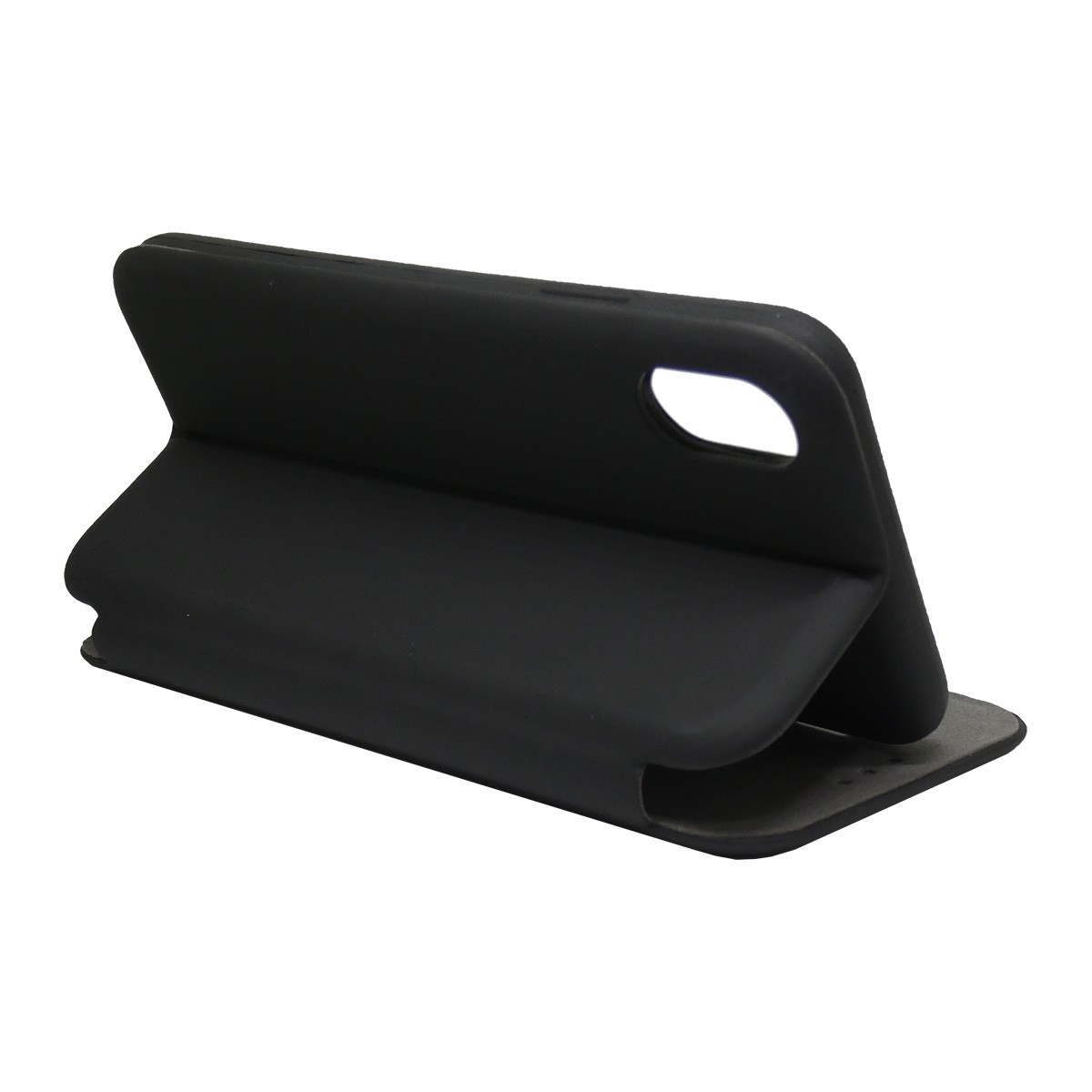 Funda Libro Soporte Magnética marca Vennus Negra para Iphone Xr