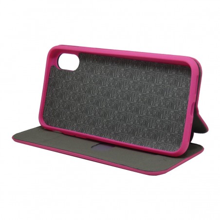 Funda Libro Soporte Magnética marca Vennus Rosa para Iphone Xr