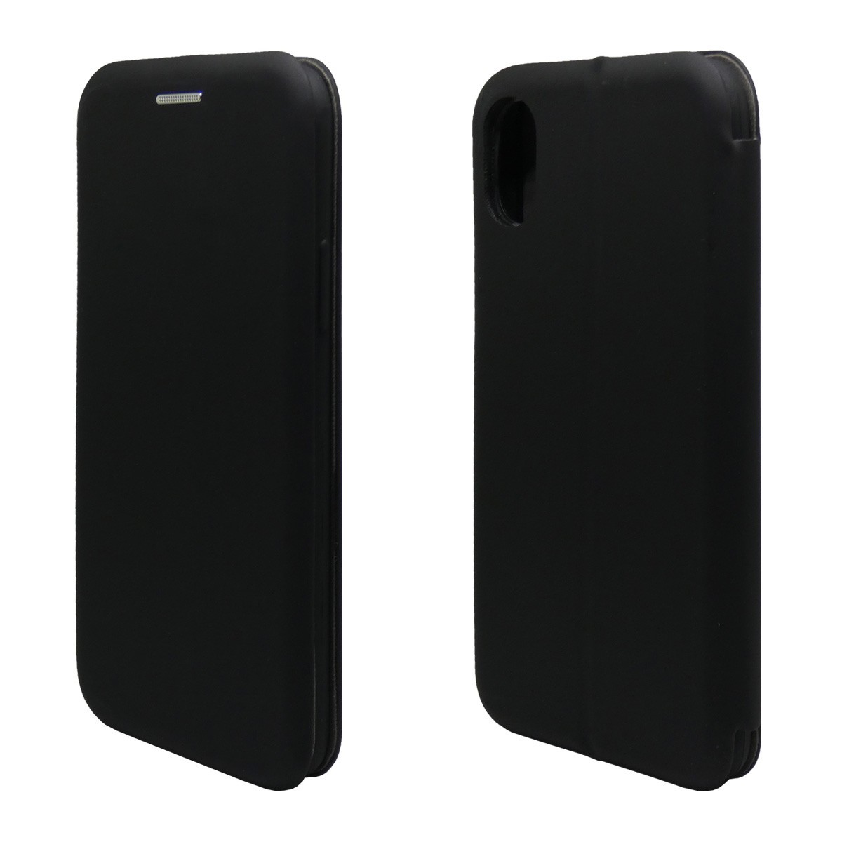 Funda Libro Soporte Magnética marca Vennus Negra para Iphone Xs Max