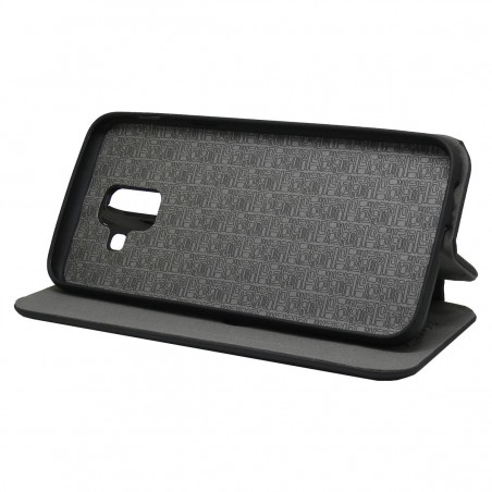 Funda Libro Soporte Magnética marca Vennus Negra para Samsung Galaxy A6 (2018)