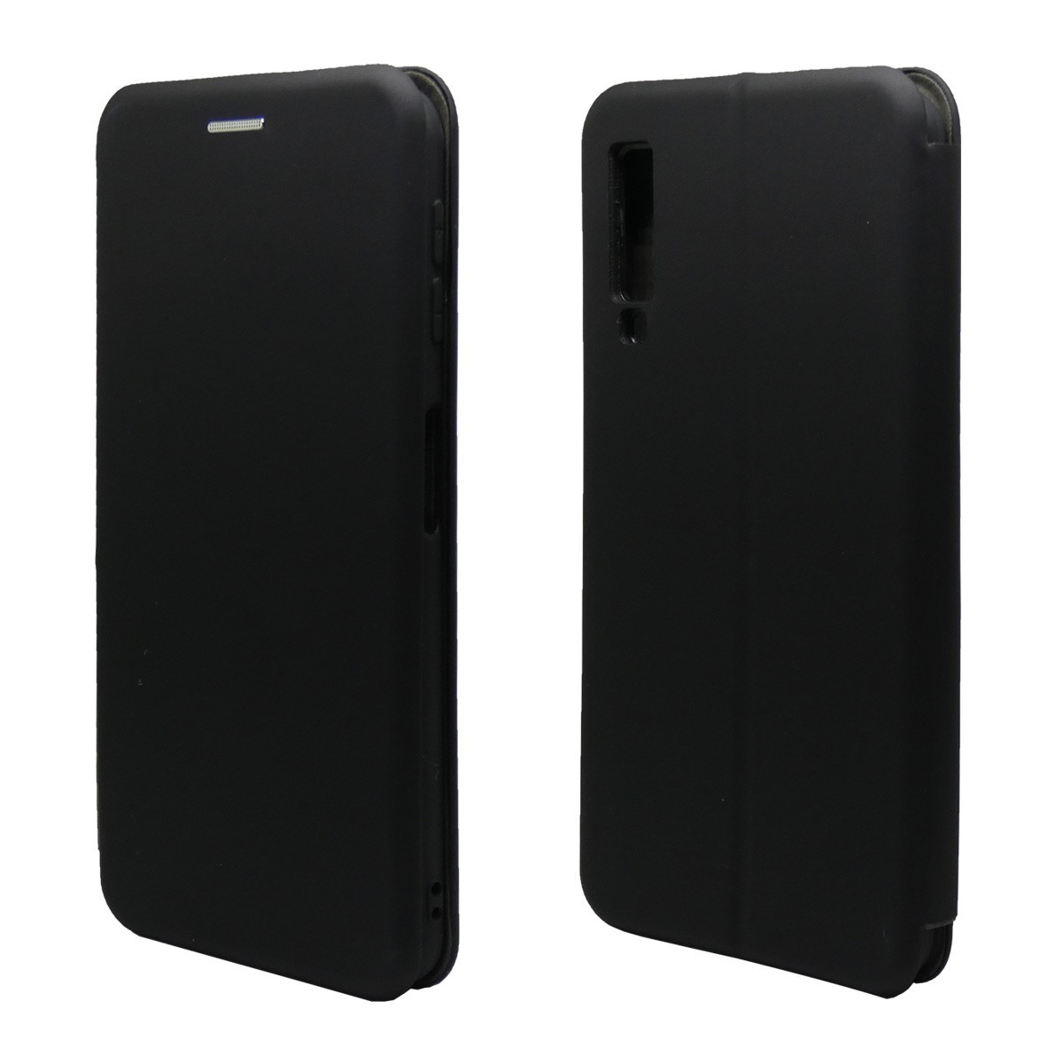 Funda Libro Soporte Magnética marca Vennus Negra para Samsung Galaxy A7 (2018)