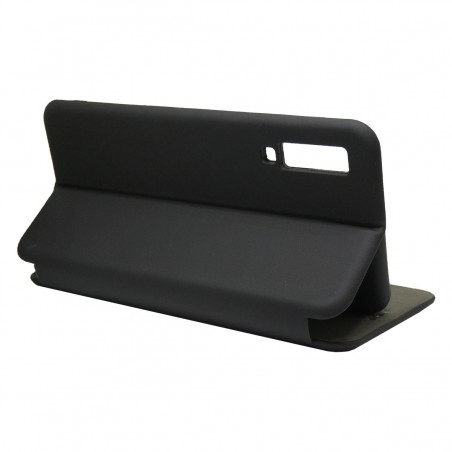 Funda Libro Soporte Magnética marca Vennus Negra para Samsung Galaxy A7 (2018)