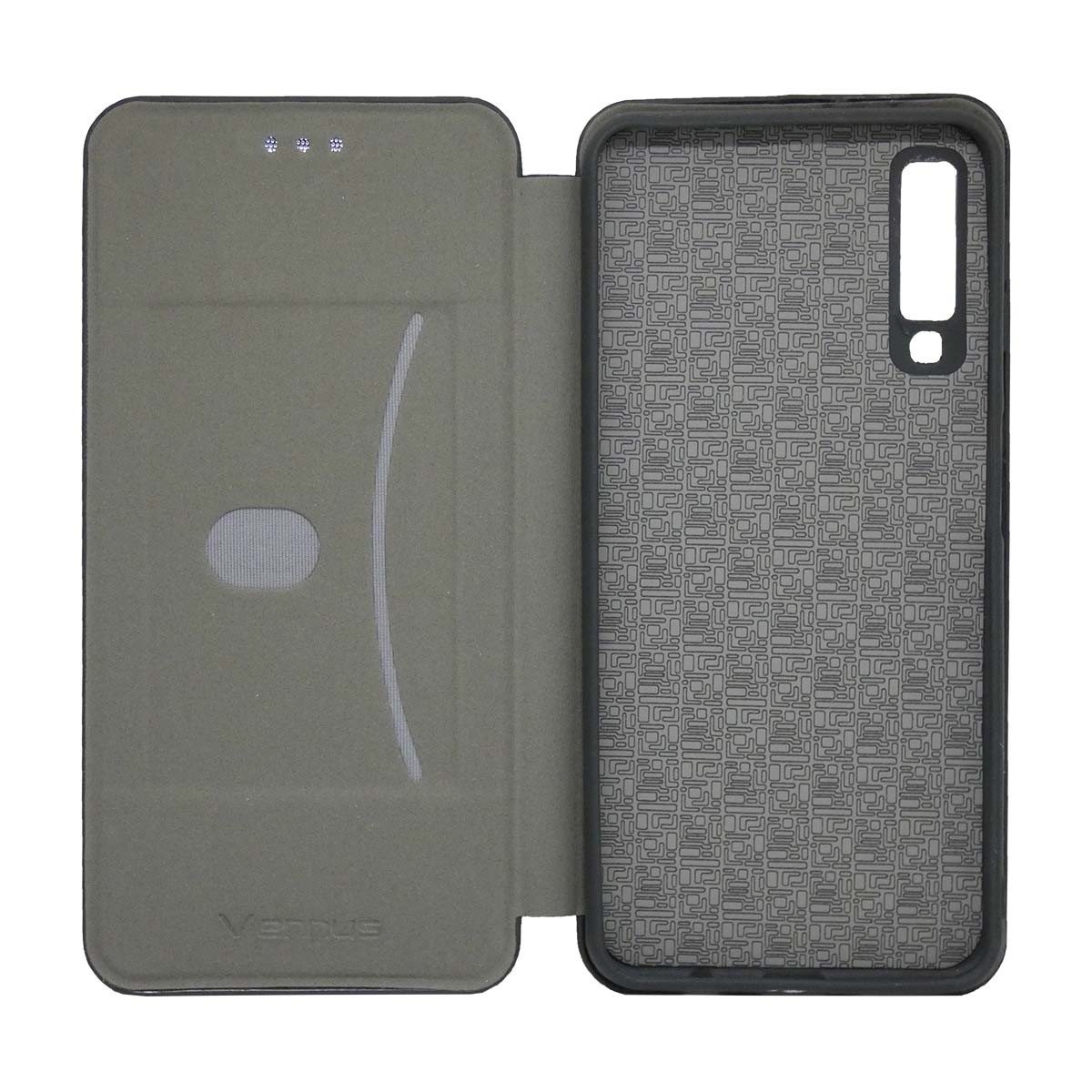 Funda Libro Soporte Magnética marca Vennus Negra para Samsung Galaxy A7 (2018)