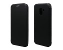 Funda Libro Soporte Magnética marca Vennus Negra para Samsung Galaxy J6 (2018)
