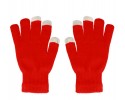 Guantes para Pantallas Táctiles Color Rojo Unisex