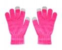 Guantes para Pantallas Táctiles Color Rosa Unisex