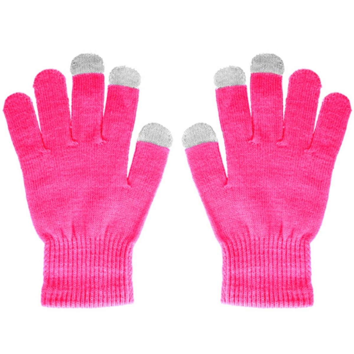 Guantes para Pantallas Táctiles Color Rosa Unisex