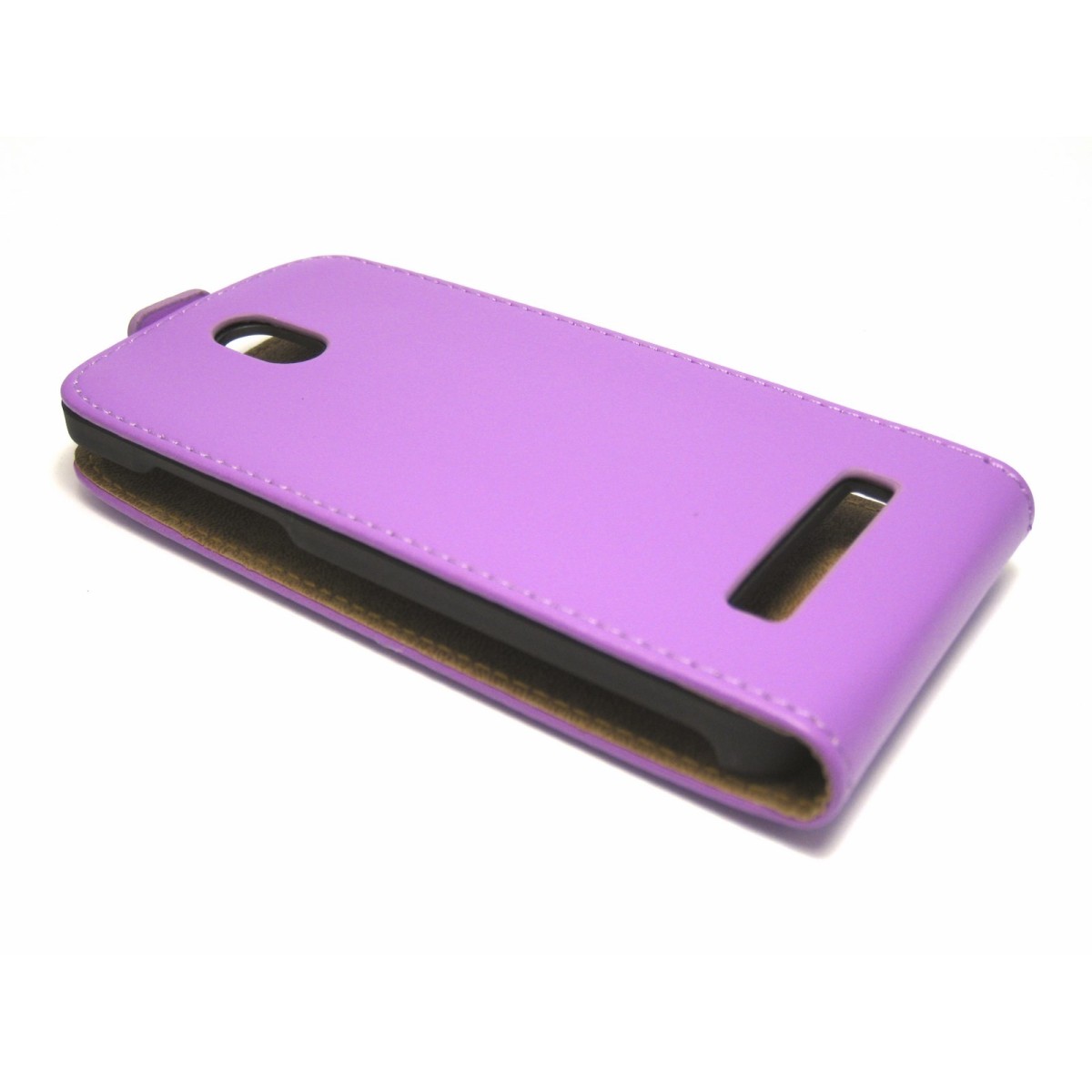 Funda Piel Premium Ultra-Slim HTC Desire 500 Morada /  Violeta