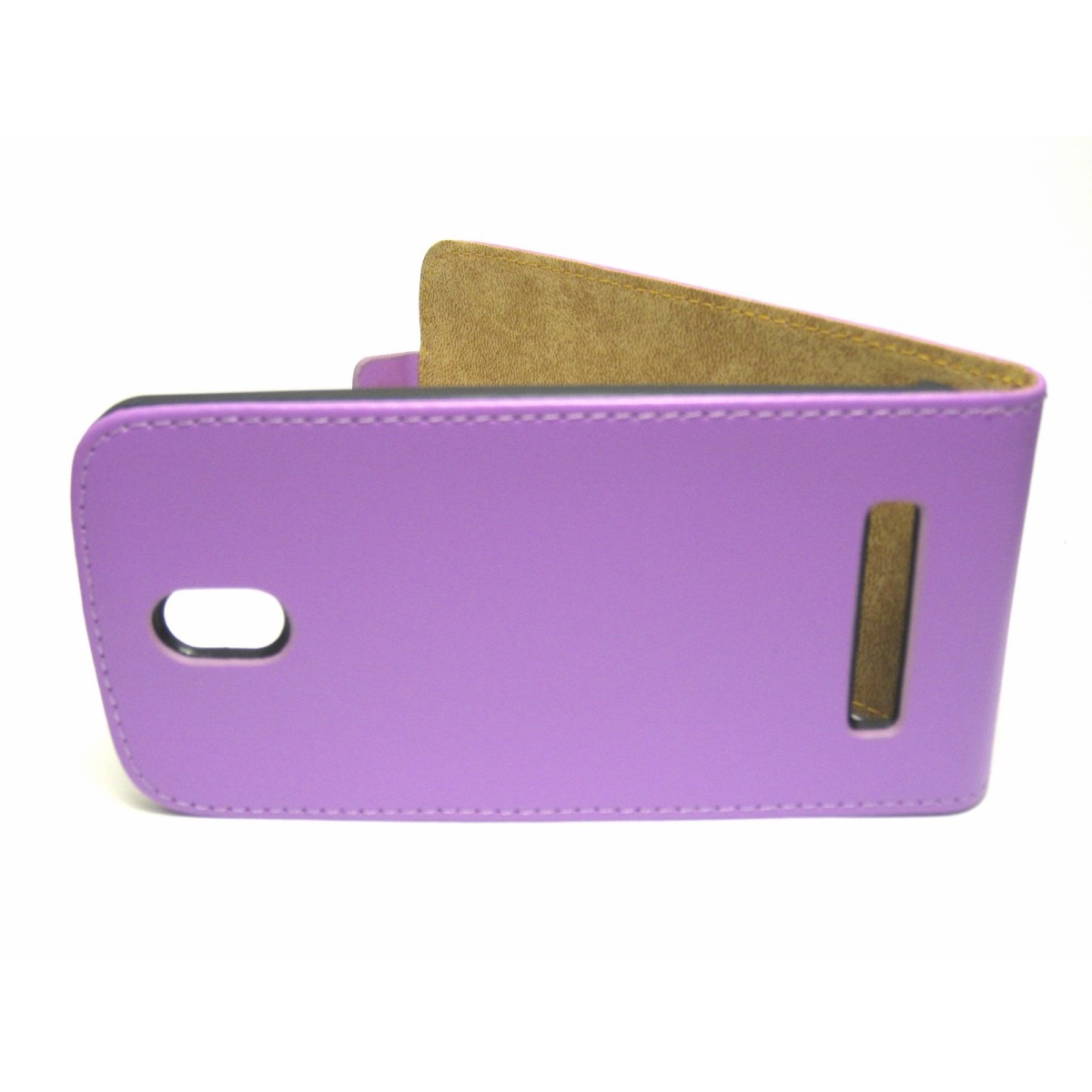 Funda Piel Premium Ultra-Slim HTC Desire 500 Morada /  Violeta