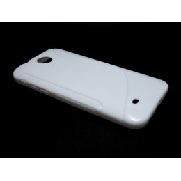 Funda Gel Tpu HTC Desire 300 S Line Color Blanca 2