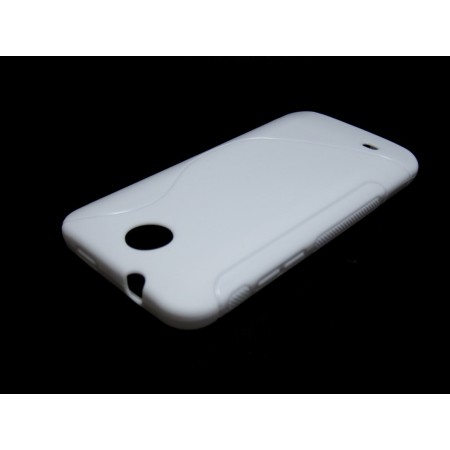 Funda Gel Tpu HTC Desire 300 S Line Color Blanca