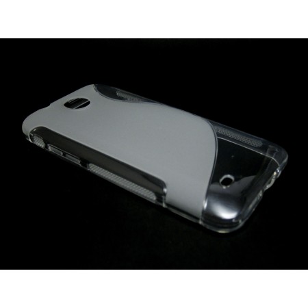 Funda Gel Tpu HTC Desire 300 S Line Color Transparente