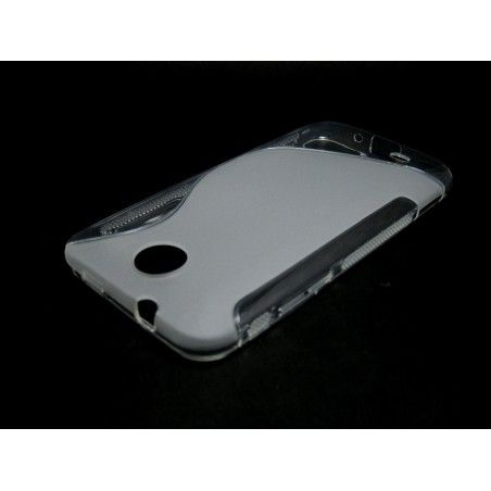 Funda Gel Tpu HTC Desire 300 S Line Color Transparente