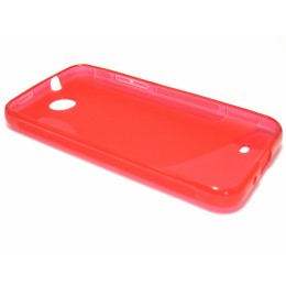 Funda Gel Tpu HTC Desire 300 S Line Color Roja 2