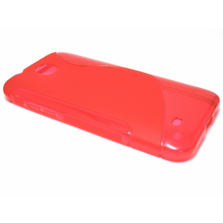 Funda Gel Tpu HTC Desire 300 S Line Color Roja