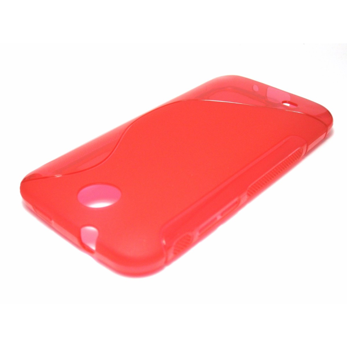 Funda Gel Tpu HTC Desire 300 S Line Color Roja