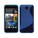 Funda Gel Tpu HTC Desire 300 S Line Color Azul