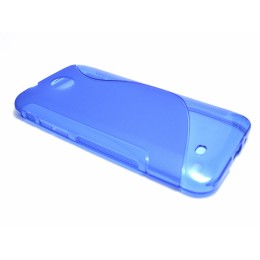 Funda Gel Tpu HTC Desire 300 S Line Color Azul 2