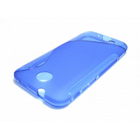 Funda Gel Tpu HTC Desire 300 S Line Color Azul