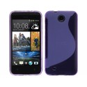 Funda Gel Tpu HTC Desire 300 S Line Color Morada