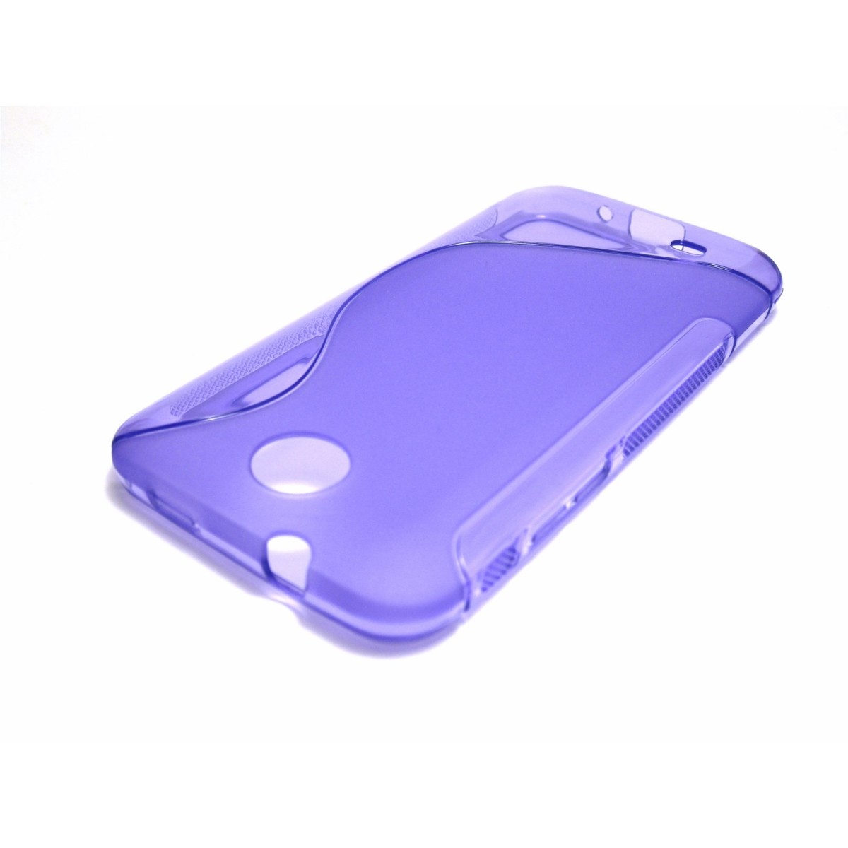 Funda Gel Tpu HTC Desire 300 S Line Color Morada