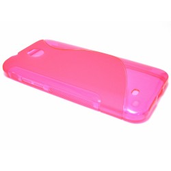 Funda Gel Tpu HTC Desire 300 S Line Color Rosa 2