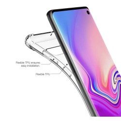 Funda Gel Tpu Anti-Shock Transparente para Samsung Galaxy S10 2