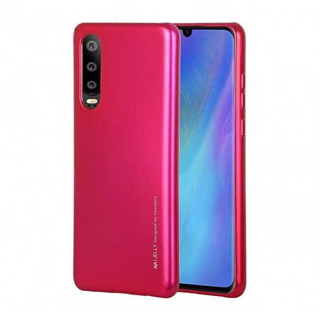 Funda Gel Tpu Mercury i-Jelly Metal para Huawei P30 color Rosa