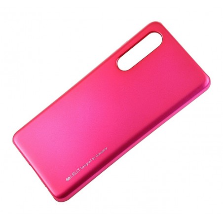Funda Gel Tpu Mercury i-Jelly Metal para Huawei P30 color Rosa