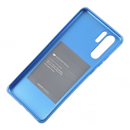 Funda Gel Tpu Mercury i-Jelly Metal para Huawei P30 Pro color Azul