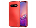 Funda Gel Tpu Mercury i-Jelly Metal para Samsung Galaxy S10 color Roja