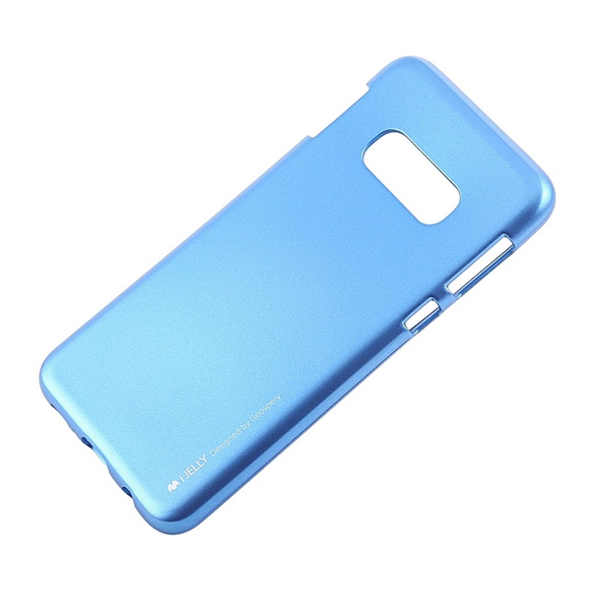 Funda Gel Tpu Mercury i-Jelly Metal para Samsung Galaxy S10 Plus color Azul