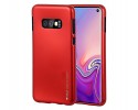 Funda Gel Tpu Mercury i-Jelly Metal para Samsung Galaxy S10 Plus color Roja